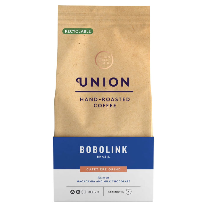 Union Bobolink Brasil Cafetiere Grind 200g