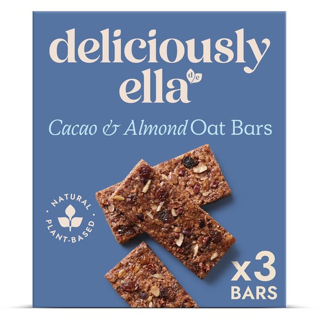 Deliciosamente Ella Cacao y Almond Oat Bar Multipack 3 x 50g