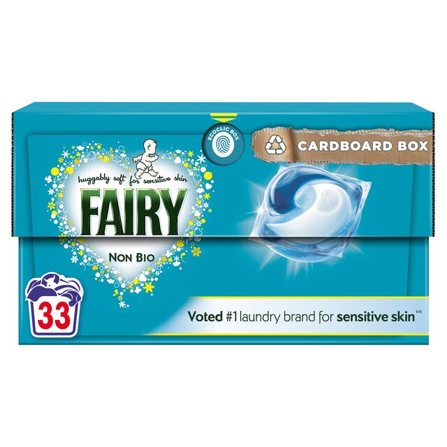 Fairy Non Bio Pods Washing Capsules For Sensitive Skin 33 per pack