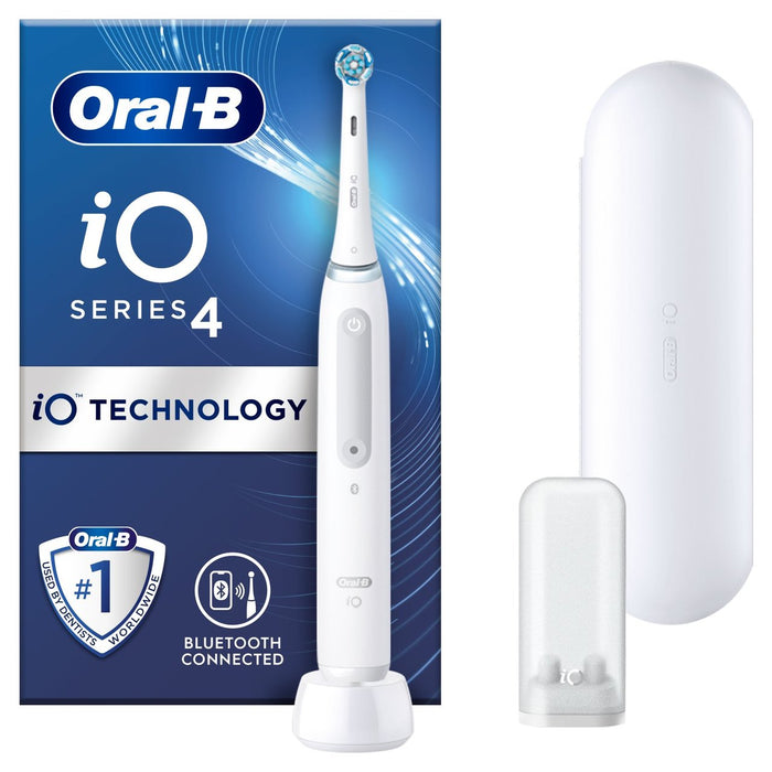 Oral-b io4 blanc (+ casse de voyage)