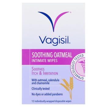 Vagisil Itch Relief Wipes 12 per pack