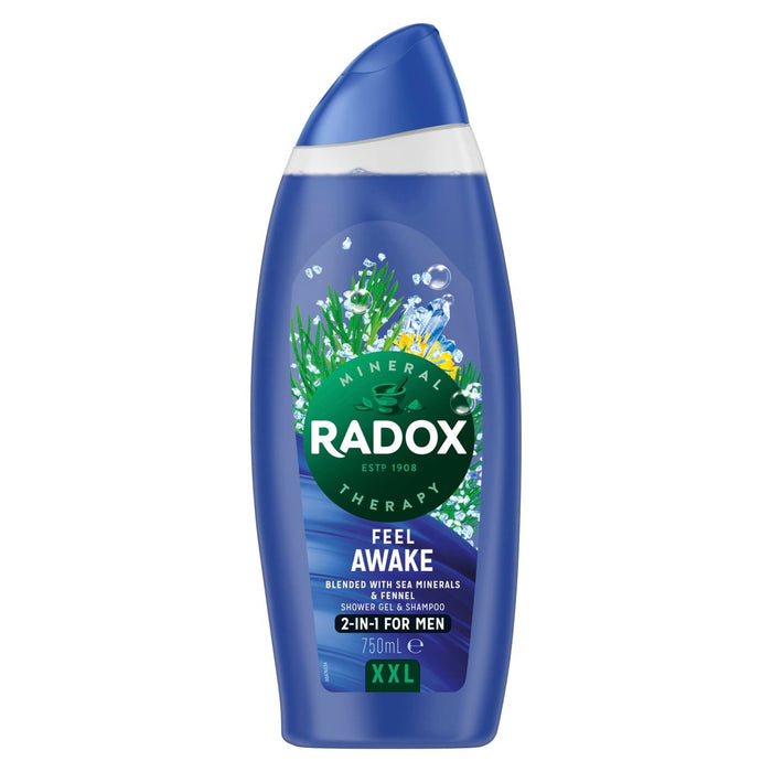 Radox siente un gel de ducha despierto 750 ml