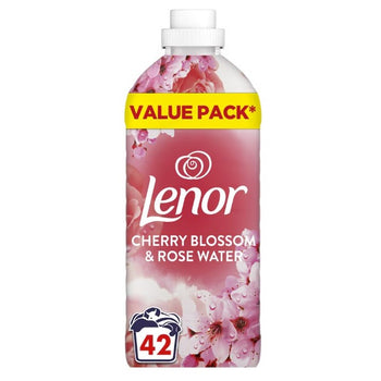 Lenor Fabric Conditioner Cherry Blossom & Rosewater 42 Wäsche 1.386L - Sonderangebot