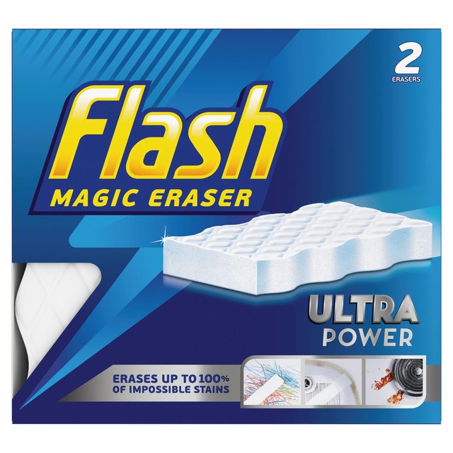 Flash Ultra Power Magic Eraser 2 por paquete