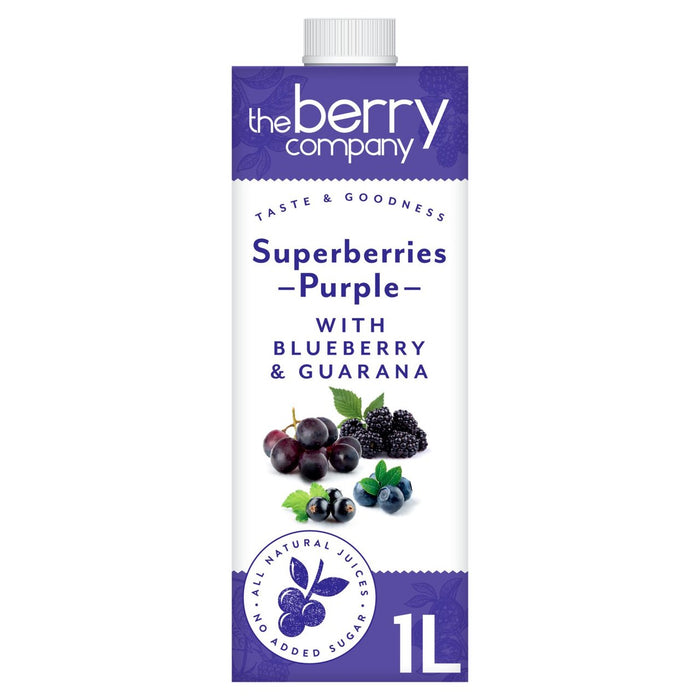 The Berry Co. Superberries Purple & Guarana Juice 1L