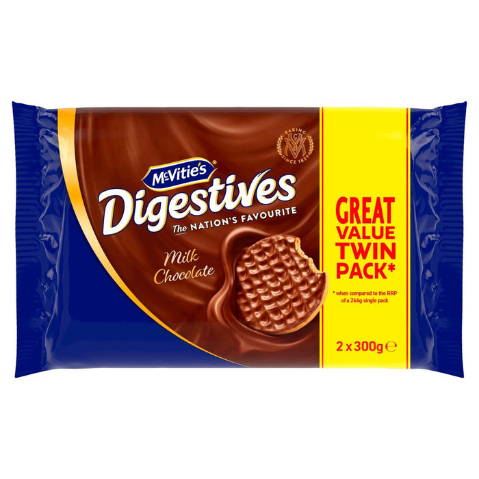 McVitie's Digestifs Milk Chocolate Twin Pack 2 x 300G