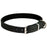Earthbound Soft Country Leather Black Dog Collar Medium (27-35cm)