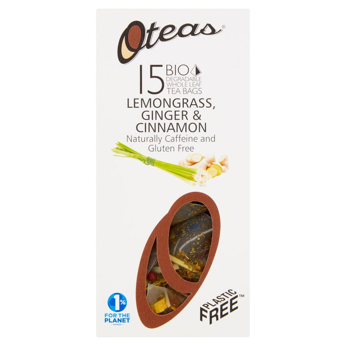 Oteas Lemongrass Ginger & Cinnamon 15 per pack