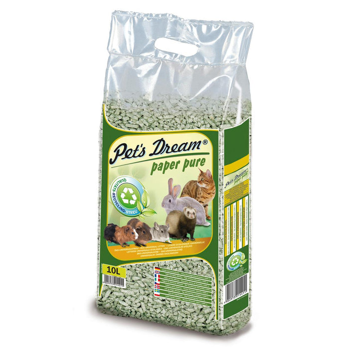 Pet's Dream Paper Pure Universal Cat & Small Animal Non Clumping Litter 10L