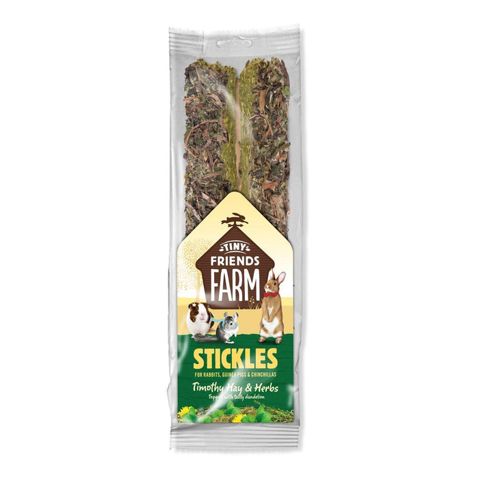 Supreme Tiny Friends Farm Stickle Timothy Hay and Herbs 100g