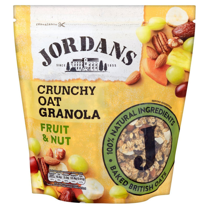 Jordans Crunchy Hafer Müsli Obst & Nuss 750g