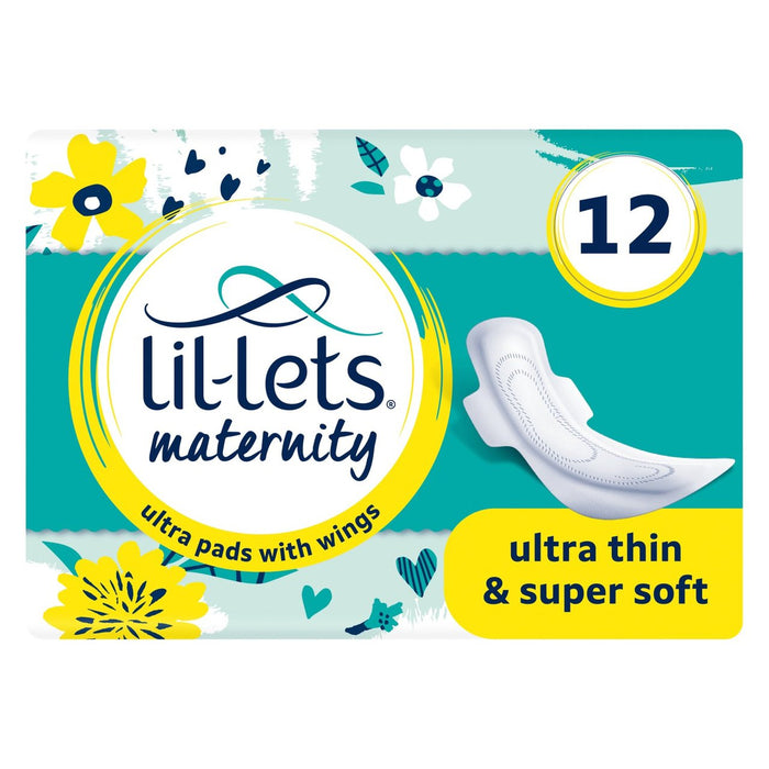 Lil-Lets Mutterschaft Ultra Pads 12 pro Pack