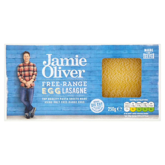 Jamie Oliver Freiland Egglasagne -Blätter 250g