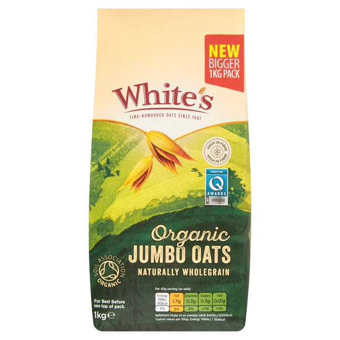 White's Organic Jumbo Oats 1 kg